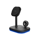 MICRODIA SNAPStation™ PRO 23 Вт, магнитная беспроводная зарядная станция «4 в 1» 