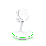 MICRODIA SNAPStation™ PLUS 23 Вт, магнитная беспроводная зарядная станция «4 в 1» 