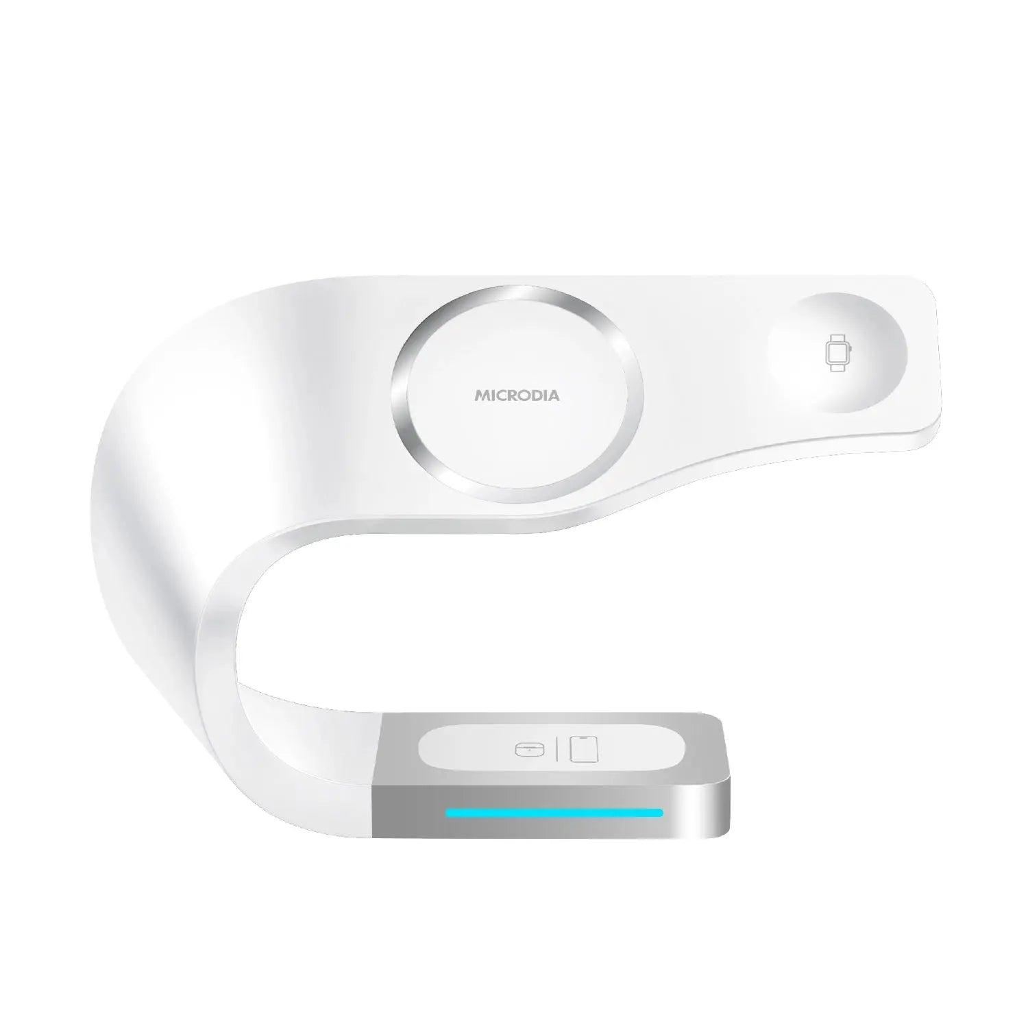 MICRODIA SNAPStation™ Curve, магнитная беспроводная зарядная станция «5 в 1» 