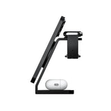MICRODIA SNAPStation™ Aluminaire, 23 Вт, алюминиевая беспроводная зарядная станция «3 в 1» в стиле iMac 