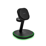 MICRODIA SNAPStation™ PLUS 23 Вт, магнитная беспроводная зарядная станция «4 в 1» 