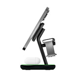 MICRODIA SNAPStation™ PLUS 23 Вт, магнитная беспроводная зарядная станция «4 в 1» 
