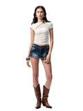 Knot-Pleated Slim-Fit Acetate T-shirt