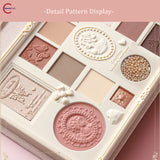Палитра теней для век COLORROSE 12 цветов с тиснением