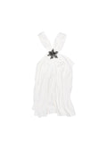 High-Elastic V-Neck Knotted Acetate Camisole