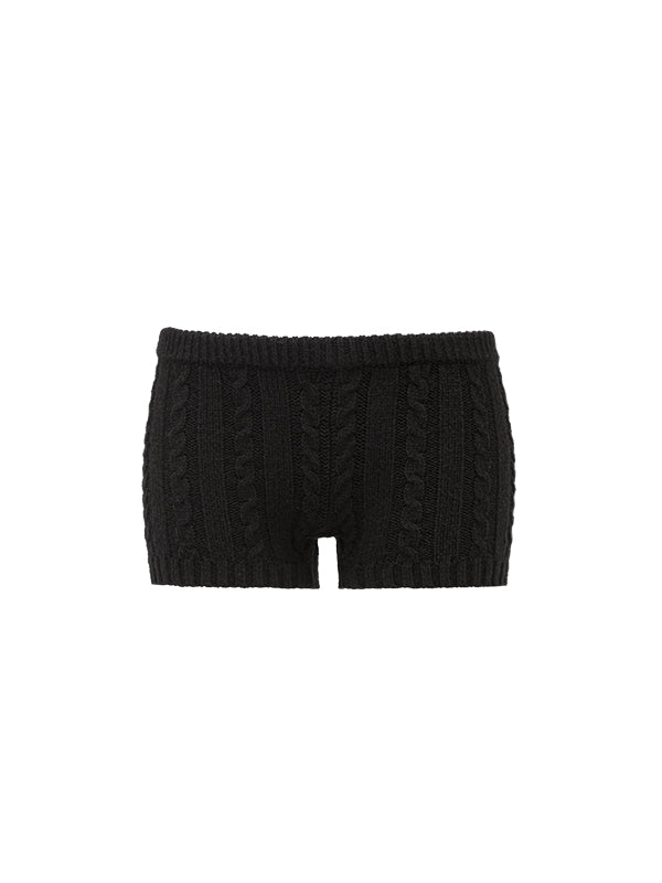 Black & White Chain Knit Tube Top