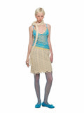 Double-Layer Polka Dot Lace Trim ?Tank Top
