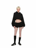 Cat Paw Cropped Hoodie
