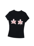 Printed Slim-Fit Short Sleeve T-shirt