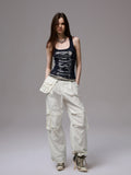 Hot-Stamped Gold & Silver Letter Printed?Vest