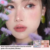 Палитра теней для век GOGOTALES Secret Garden Matte Pearl Glitter