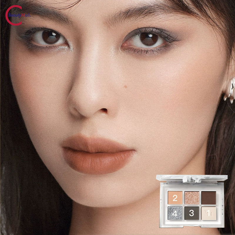 VENUS MARBLE 5+1 Универсальная палетка теней для век
