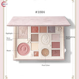 Палитра теней для век COLORROSE 12 цветов с тиснением
