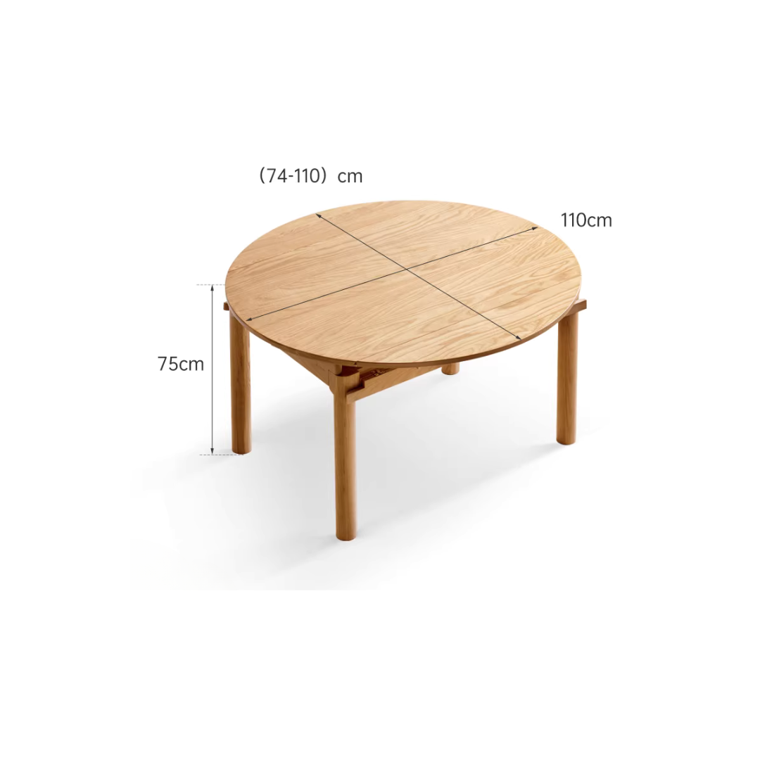 Rocky Adjustable Round Dining Table