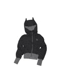 Double-Slider Small Polka Dot Devil Horn Hoodie
