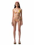 Floral Print Twist Knot Bikini