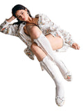 Floral Print Canvas Ballet Shoes