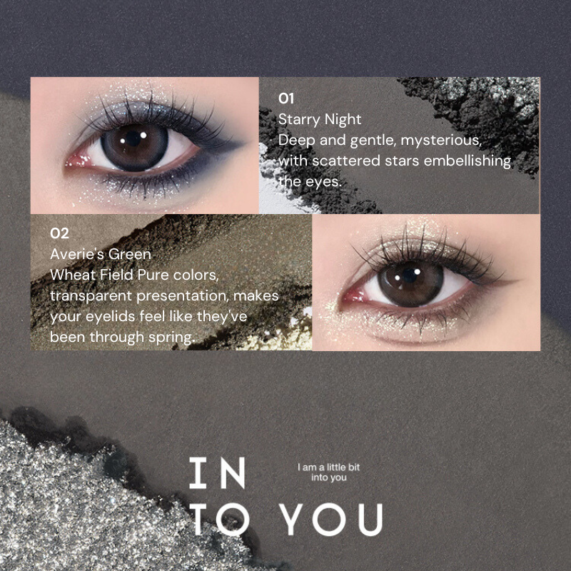 Палитра теней для век INTO YOU x Van Gogh Four-Color