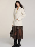 Vintage Woolen Blazer Coat