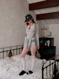 Polka Dot Stripe Jumpsuit Set