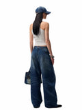 Basic Solid-Color Embroidered Slim-Fit?Vest