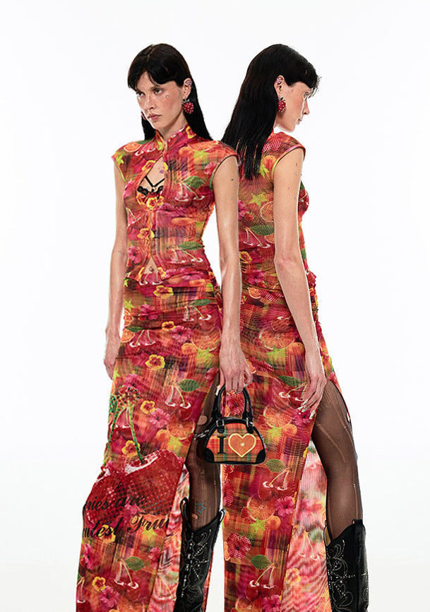 "Summer Fruit" Millennium Cheongsam Set