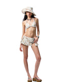 Metal Floral All-Over Print Bikini
