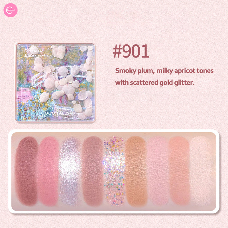 Палитра теней для век GOGOTALES Secret Garden Matte Pearl Glitter