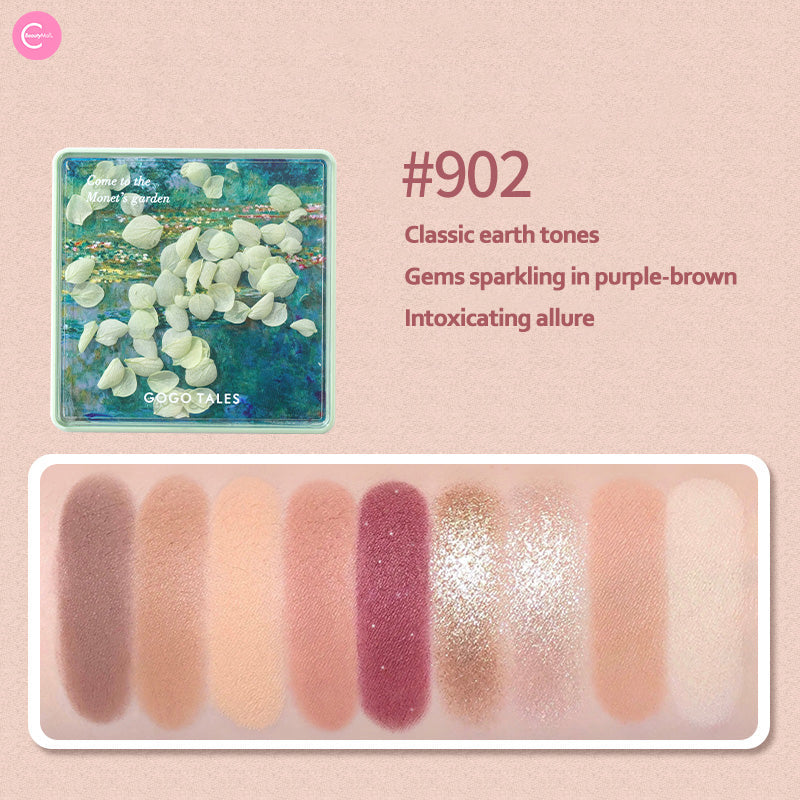 Палитра теней для век GOGOTALES Secret Garden Matte Pearl Glitter