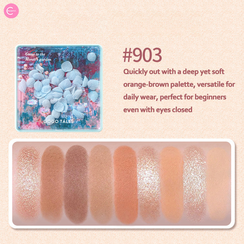 Палитра теней для век GOGOTALES Secret Garden Matte Pearl Glitter
