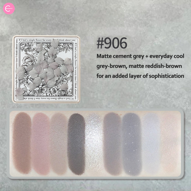 Палитра теней для век GOGOTALES Secret Garden Matte Pearl Glitter