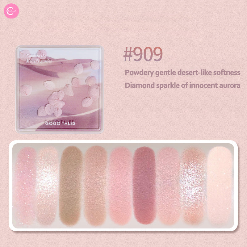 Палитра теней для век GOGOTALES Secret Garden Matte Pearl Glitter