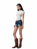 Printed Slim-Fit Short Sleeve T-shirt