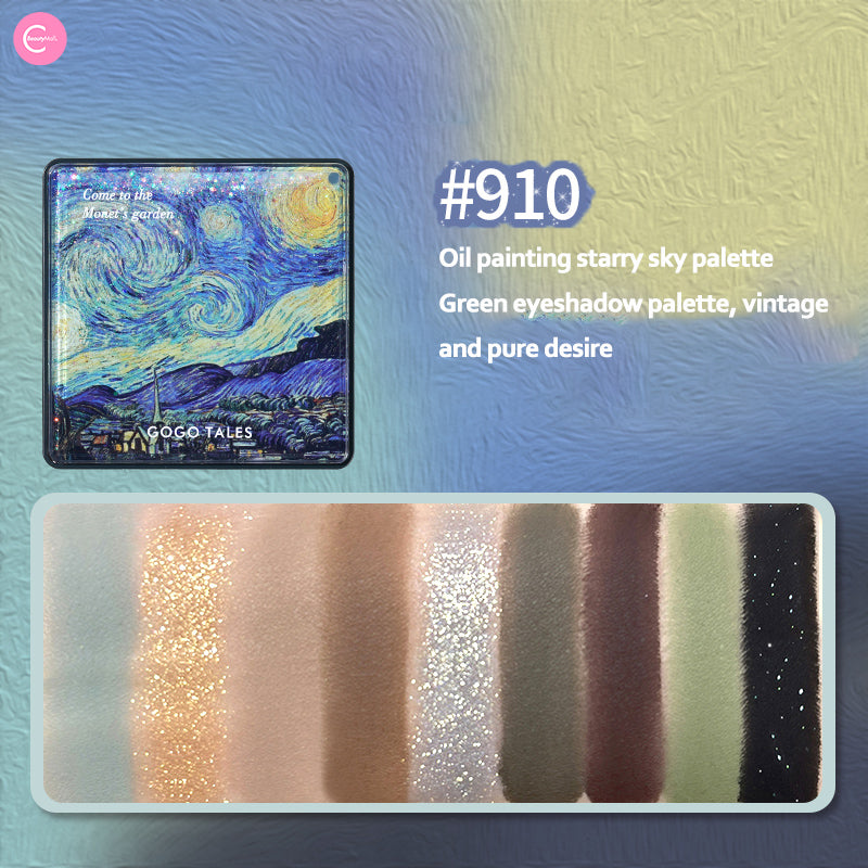 Палитра теней для век GOGOTALES Secret Garden Matte Pearl Glitter
