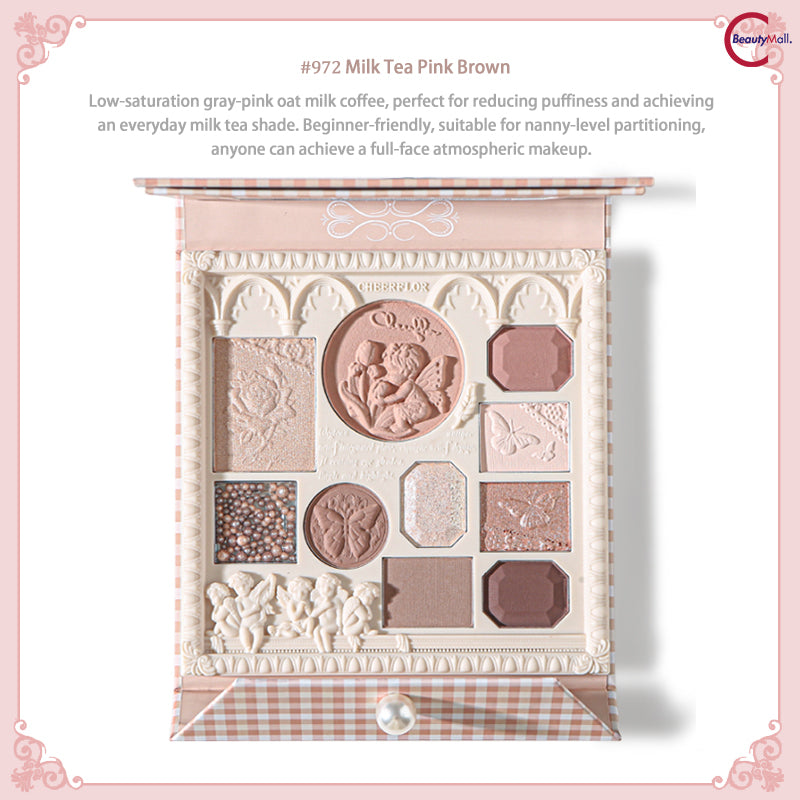 Палитра теней для век CHEERFLOR Angel Embossed