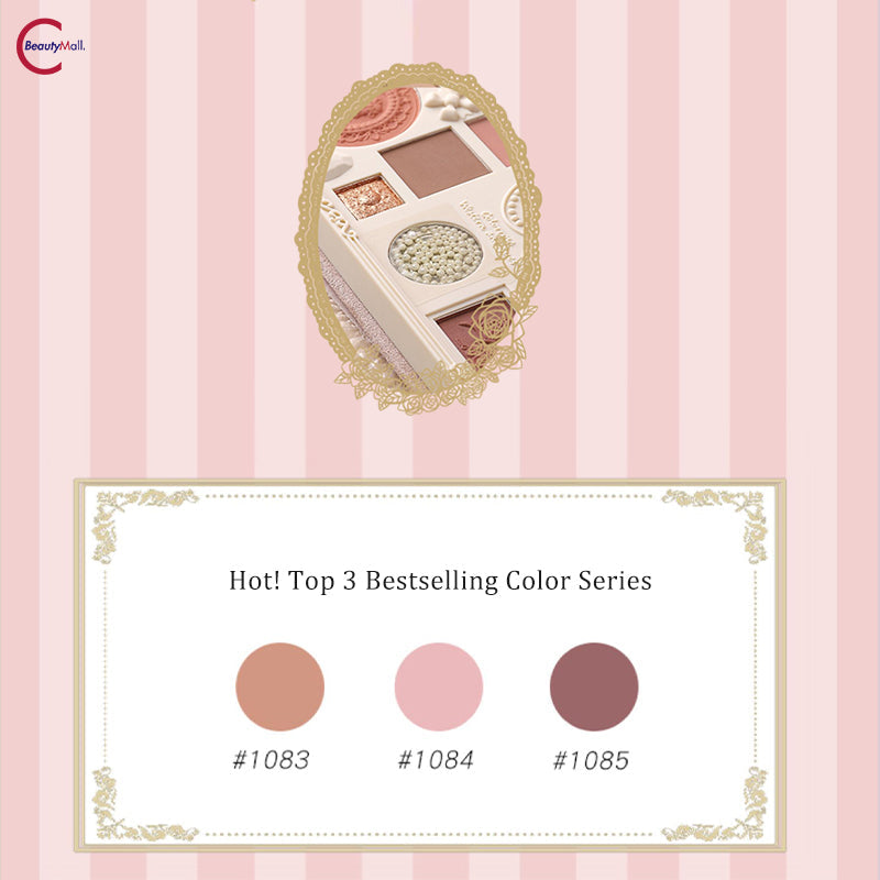 Палитра теней для век COLORROSE 12 цветов с тиснением