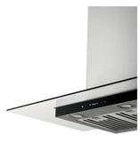 InAlto ARGF90BTS 90 см вытяжка с плоским стеклянным куполом