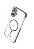 Прозрачный защитный чехол для iPhone MICRODIA CRYSTAL GEAR™ — черный