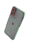 Прозрачный защитный чехол для iPhone MICRODIA CRYSTAL GEAR™ — мятный