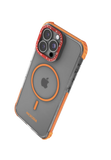 Прозрачный защитный чехол для iPhone MICRODIA CRYSTAL GEAR™ - оранжевый