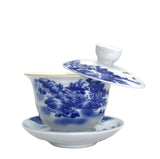 Chinese Gaiwan with 'Landscape Painting' for Gong Fu Tea 200ml