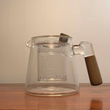 Easy Quick Glass Teapot with Wooden Handle (Featured in Our Tea Video)