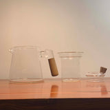 Easy Quick Glass Teapot with Wooden Handle (Featured in Our Tea Video)