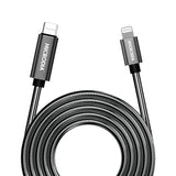 Кабель для зарядки и синхронизации MICRODIA ExeCable™ Steel PD60W USB-C — Lightning