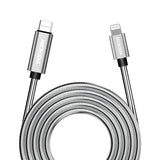 Кабель для зарядки и синхронизации MICRODIA ExeCable™ Steel PD60W USB-C — Lightning