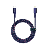 Кабель для зарядки и синхронизации MICRODIA DurCable™ Tweed PD60W 1,3 м USB-C — Lightning