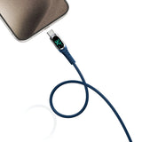 Кабель MICRODIA ExeCable™ с цифровым дисплеем PD60W / 100W USB-C — USB-C для зарядки и синхронизации с дисплеем мощности зарядки