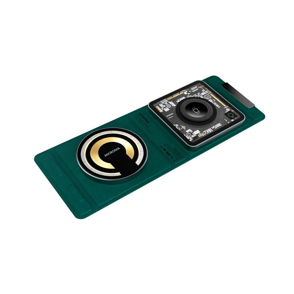 MICRODIA SNAPPad™ Visi-DUO, складная беспроводная зарядная панель «3 в 1» мощностью 18 Вт