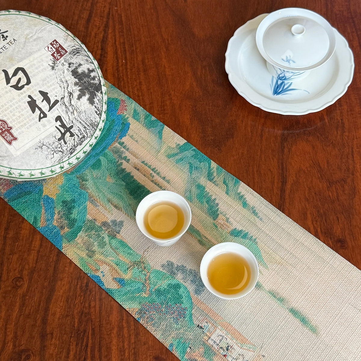 Fuding White Peony (Bai Mu Dan) White Tea Cake