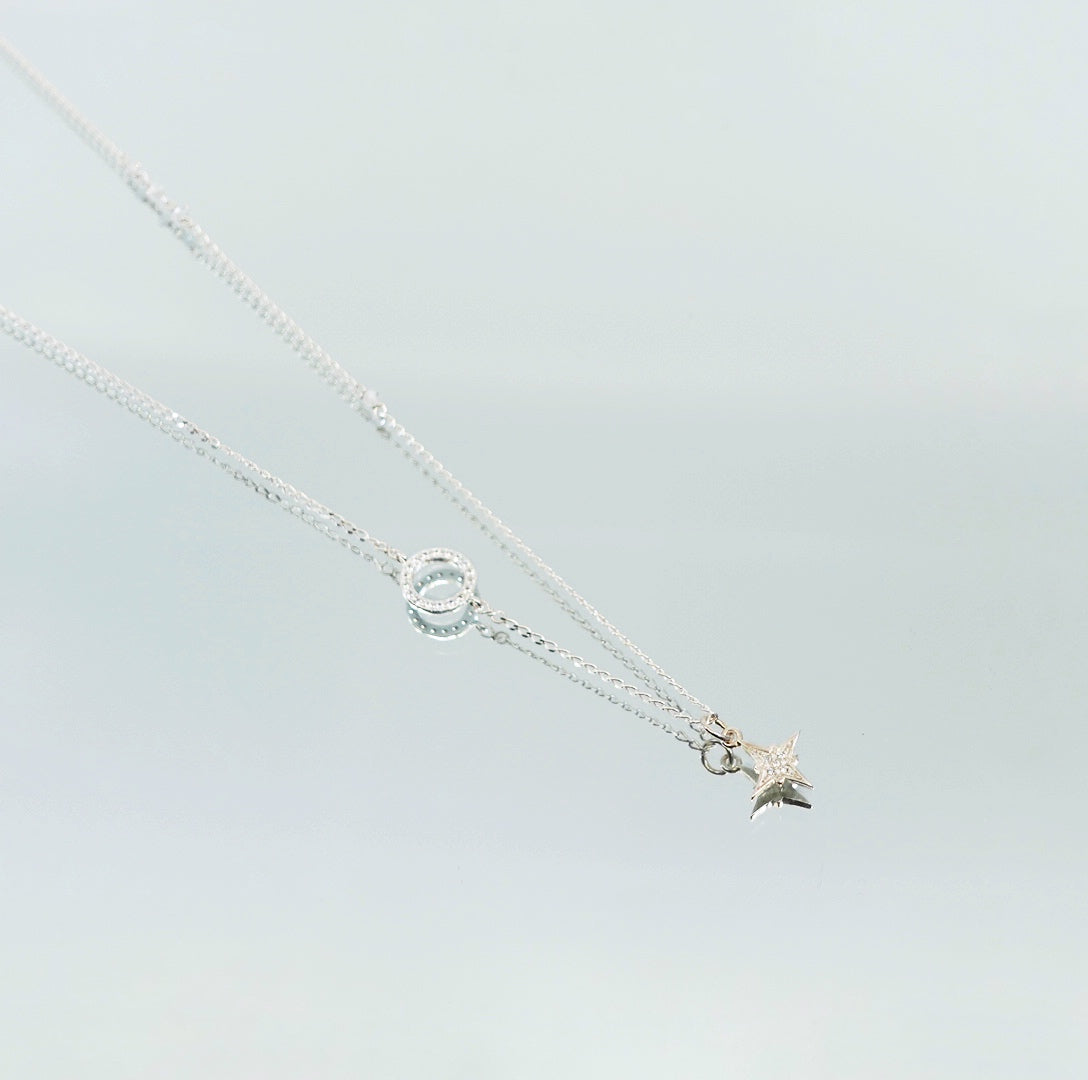 Guiding Star Long Chain Necklace
